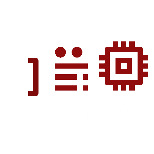 Illustration of a graphics card, featuring red circuit designs and components on a white background.